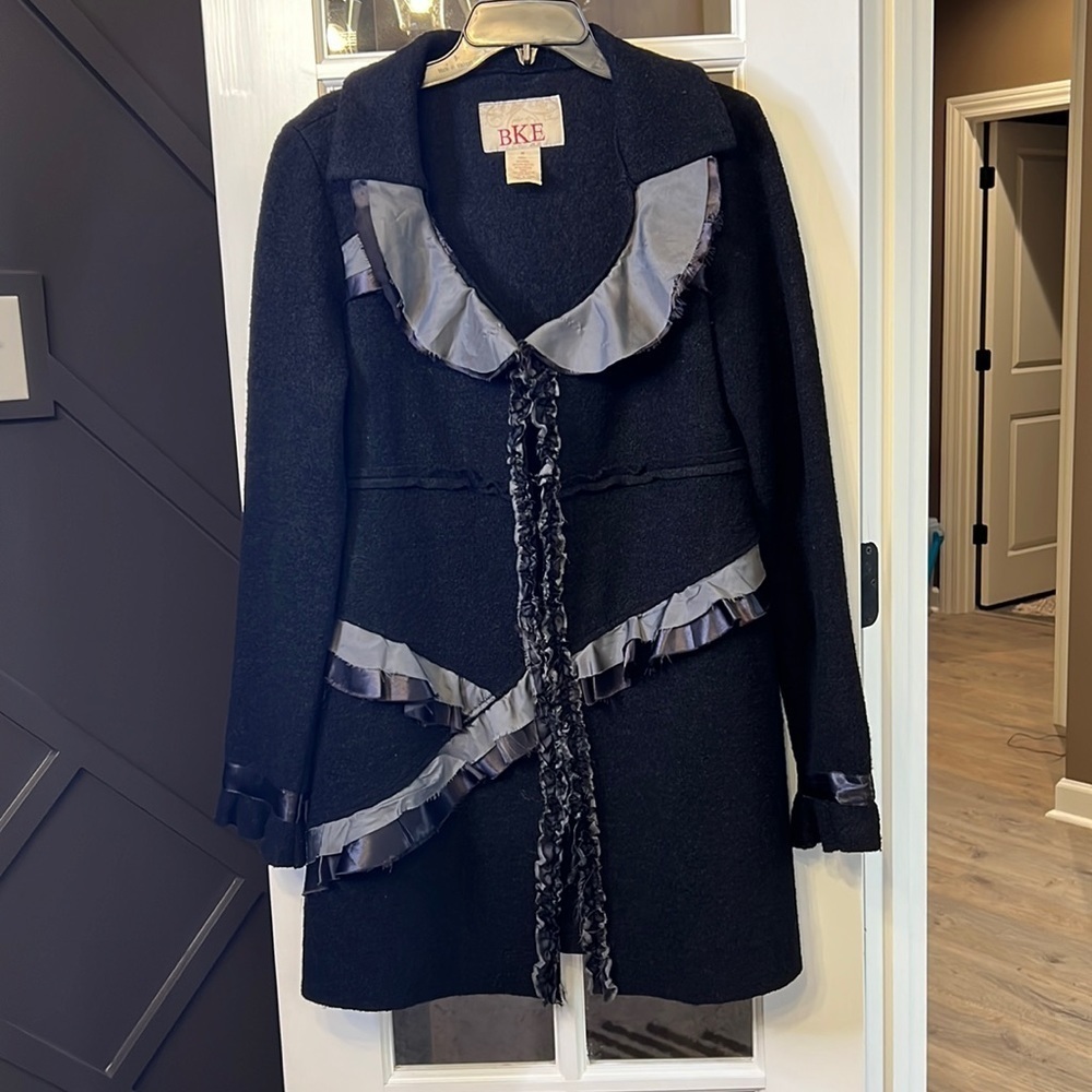 BUCKLE BKE Wool Coat Jacket Size Small